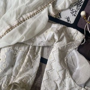 White Trending Lahenga Choli