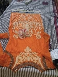 Beautiful  Party Wear  Kurti With Chuda Free