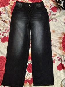 Wide Leg Denim Jeans