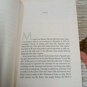 The Lovely Bones By Alice Sebold