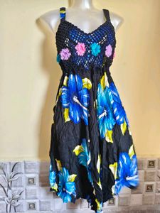 BOGO🎁Buy One Get 1 Free🎁Floral Crochet Sundress