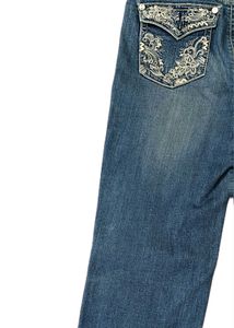 **SALE** Vintage Bootcut Embroidered Denim Jeans