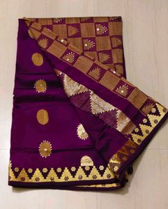 Elegant Purple Saree