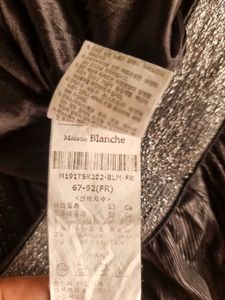 Maison Blanche Pleated Midi Skirt Silver Waistband