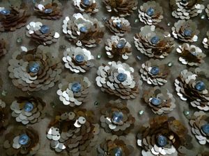 Brand New Golden Sequence Blouse