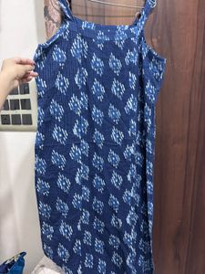Stylish Blue Printed Kurta