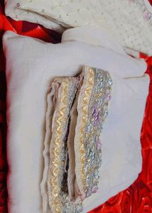 White Colour Kurta Set For Women