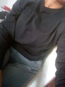 Full Sleeves Black T-shirt