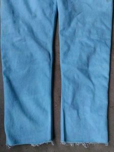 Distressed Light Blue Jeans