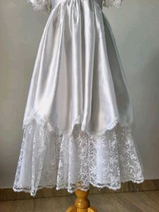 Girls White Special Occasion Dress