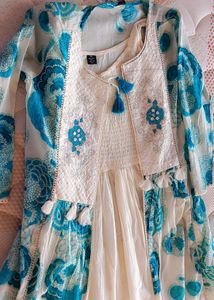 Long Midi Dress With Jacket