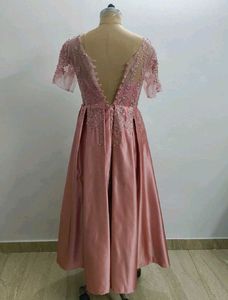 Elegant Pink Ethnic Gown