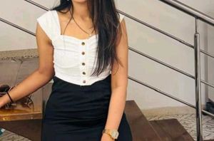 White Stretchable Crop Top