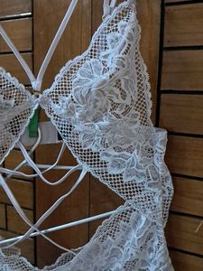 It&#39;s A Pretty  Net Bodysuit  In Imported  Premium