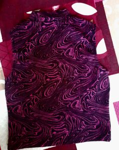 Patterned Sleeveless Top