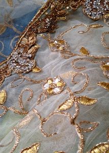 Elegant Mint Green Ethnic Gown