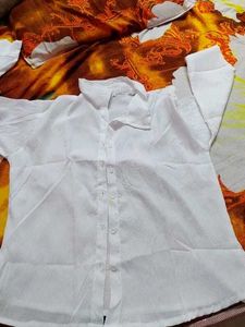 Oversized White Button-Down