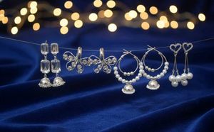 New 4 pairs of Elegant Earring Assortment