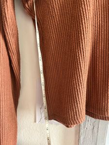 waffle knit crop top 🤎