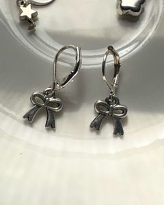 metal charm huggies