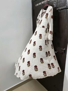 Floral Print Dress or lengthy kurta