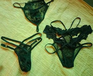 Black Thong Set (3 Pairs)