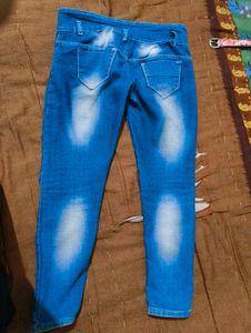 Embellished High-Waisted Jeans