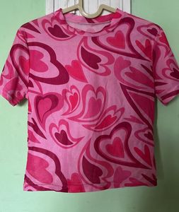 Pink Crop Top