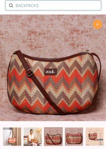 New Zouk Structured Shoulder Bag