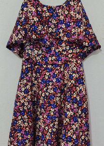 Floral print dress