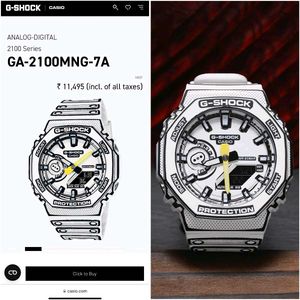 Casio G Shock GA 2100 Manga Edition First Copy
