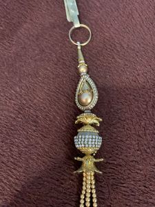 Gold Tassel Bag Charm