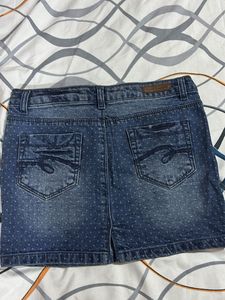 Denim Mini Skirt