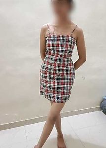 Red Plaid Mini Dress