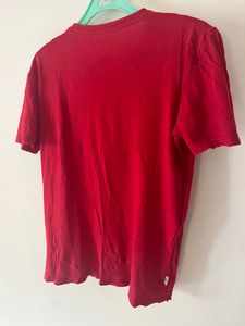 Red Colour CHALLENGE T-shirt For 12-14 Yr Old Kids