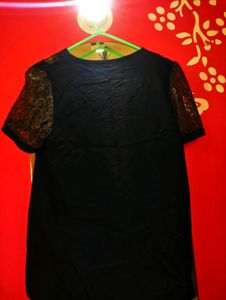 Elegant Black Lace Top