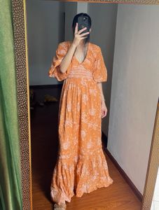 Golden Hour MAXI Dress in Mustard Yellow