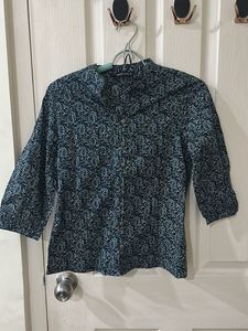 Paisley Print Top