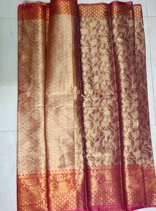 Elegant Pink Floral Saree