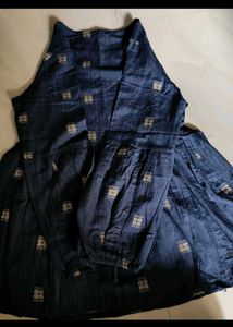 Elegant Blue Printed Kurta