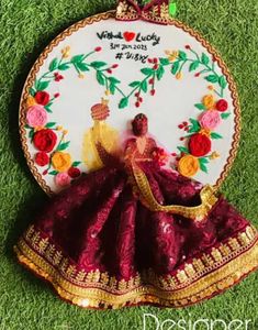 Custom Embroidery Hoop Wedding Gift