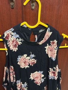 Floral Cold Shoulder Dress