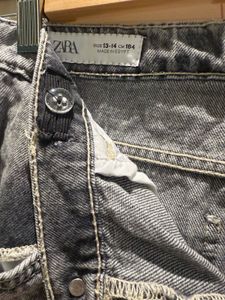 Zara Gray Cargo Jeans