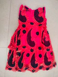 Girls Fully Embroidered Dress