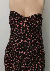 H&amp;M Black Pink Tube Dress
