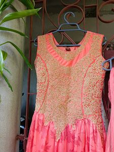 Beautiful Occassional Gown With Pant And Dupatta🌸