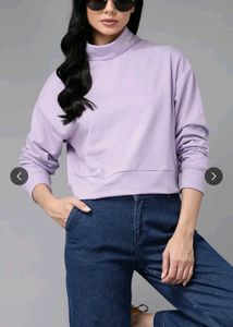 Roadster women lavender sweatshirt