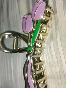 Vintage Tulip Hair Claw Clip