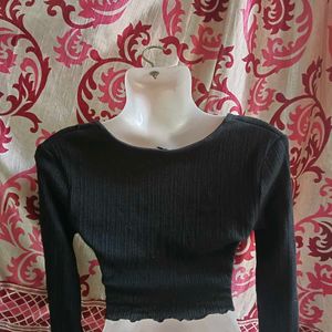 BLACK BUTTERFLY CUT TOP🎀✨