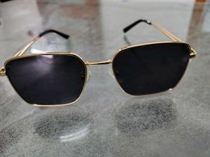 Gold Square Sunglasses